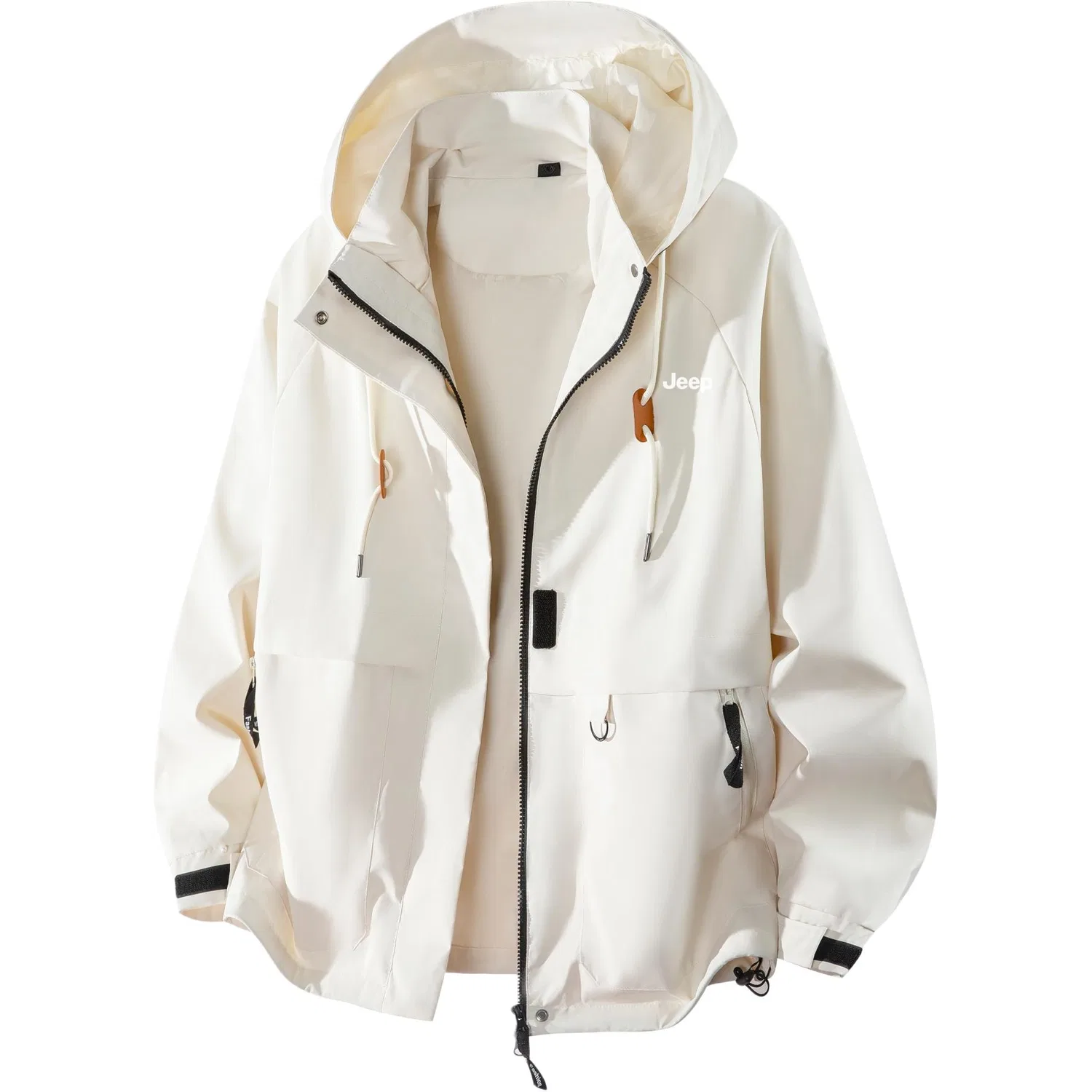 Детский утепленный худи-жакет с капюшоном Jeep, White Unlined Jacket