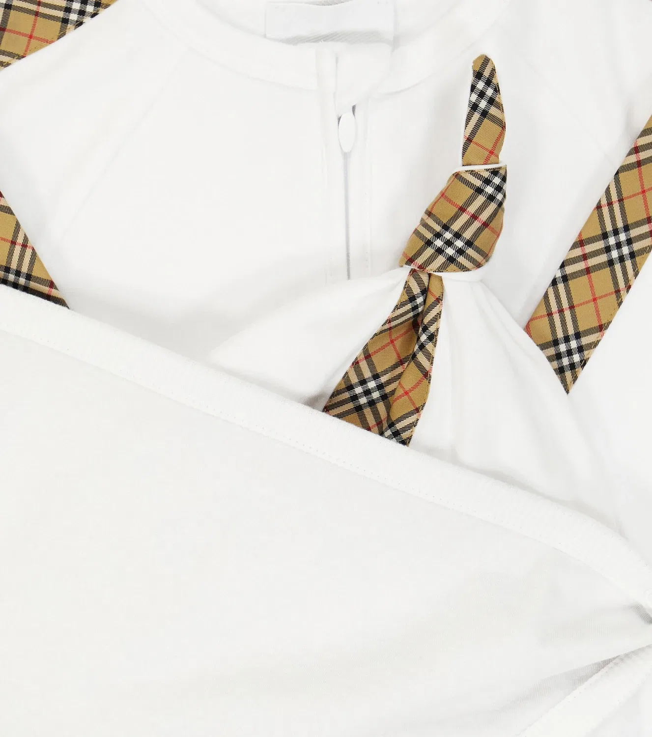 Комплект для малыша с длинным рукавом Burberry Kids, белый — фото 3
