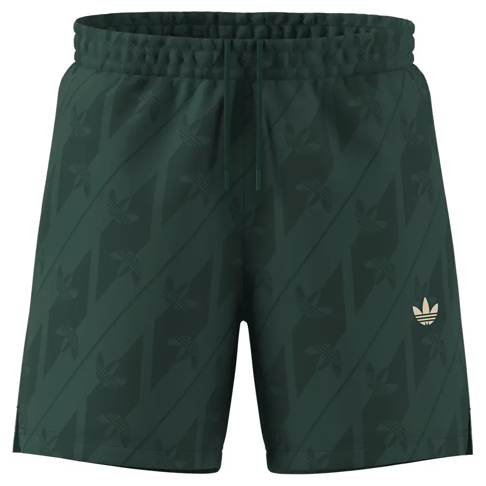 Мужские плавки с принтом Trefoil Monogram Adidas Originals, Green