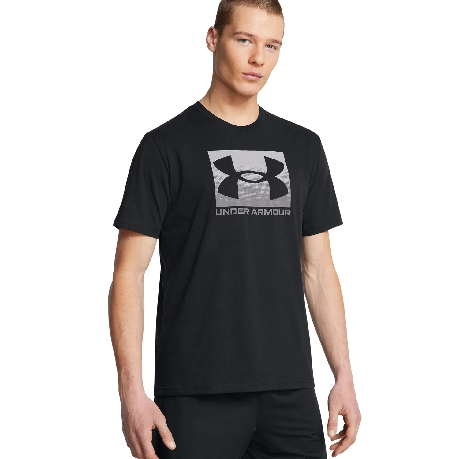 Детская футболка с логотипом Under Armour, Black — фото 2