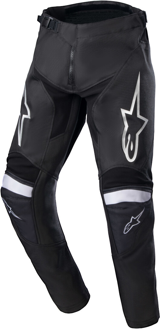 

Штаны для мотокросса Alpinestars Racer Graphite 2023 Youth, черный/белый