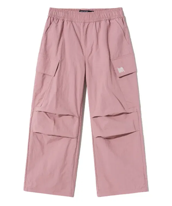 Детские карго-брюки с двойным коленом, Kids double knee cargo pants, Brownbreath Kids, indy pink — фото 2