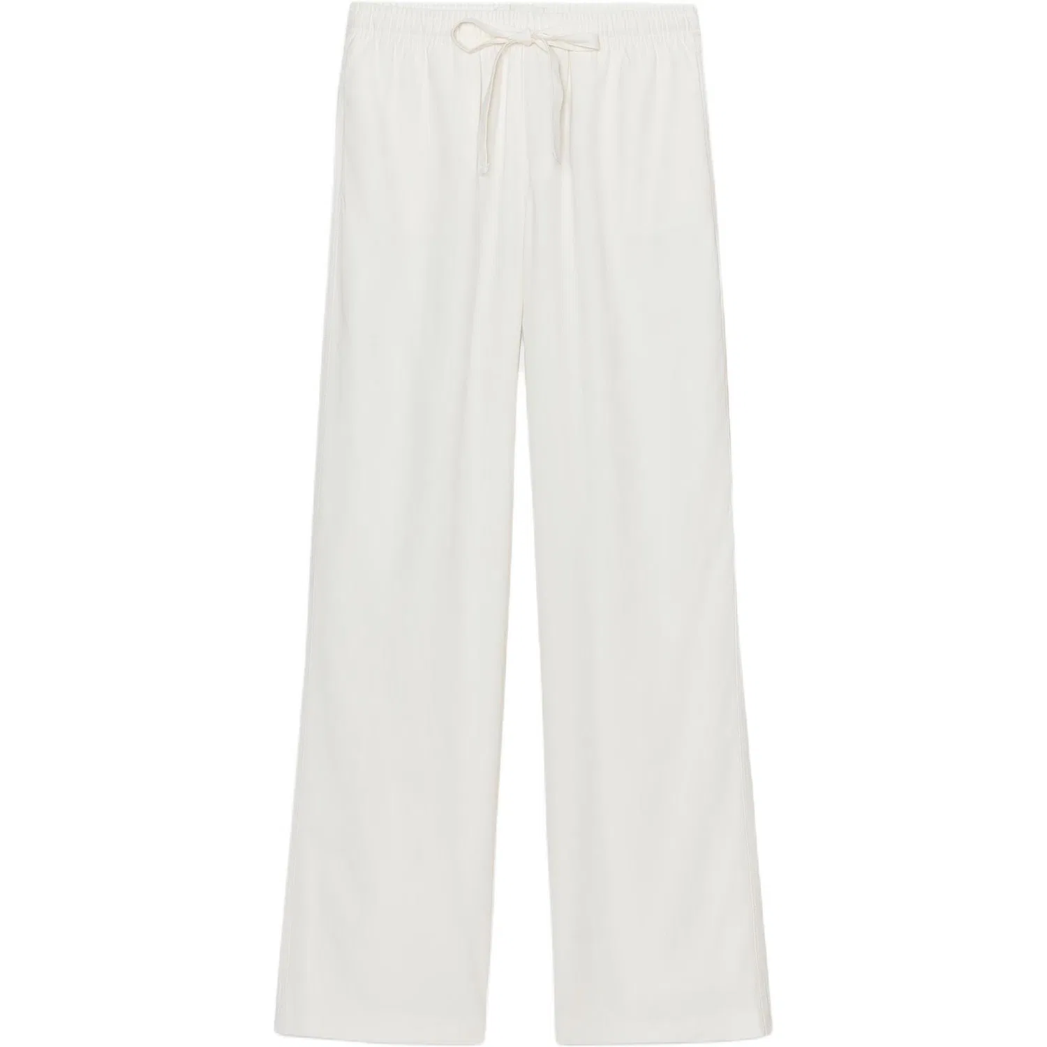 Брюки повседневные для взрослых, прямого кроя, ZARA, Frosted White