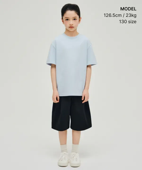 Шорты бермуды Cool Touch, одношовные, Musinsa Standard Kids, черный — фото 2