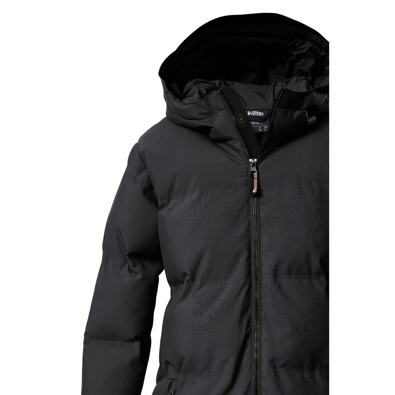 Детская зимняя стеганая куртка KOW 237 GRLS QLTD CT Killtec, Schwarz — фото 4
