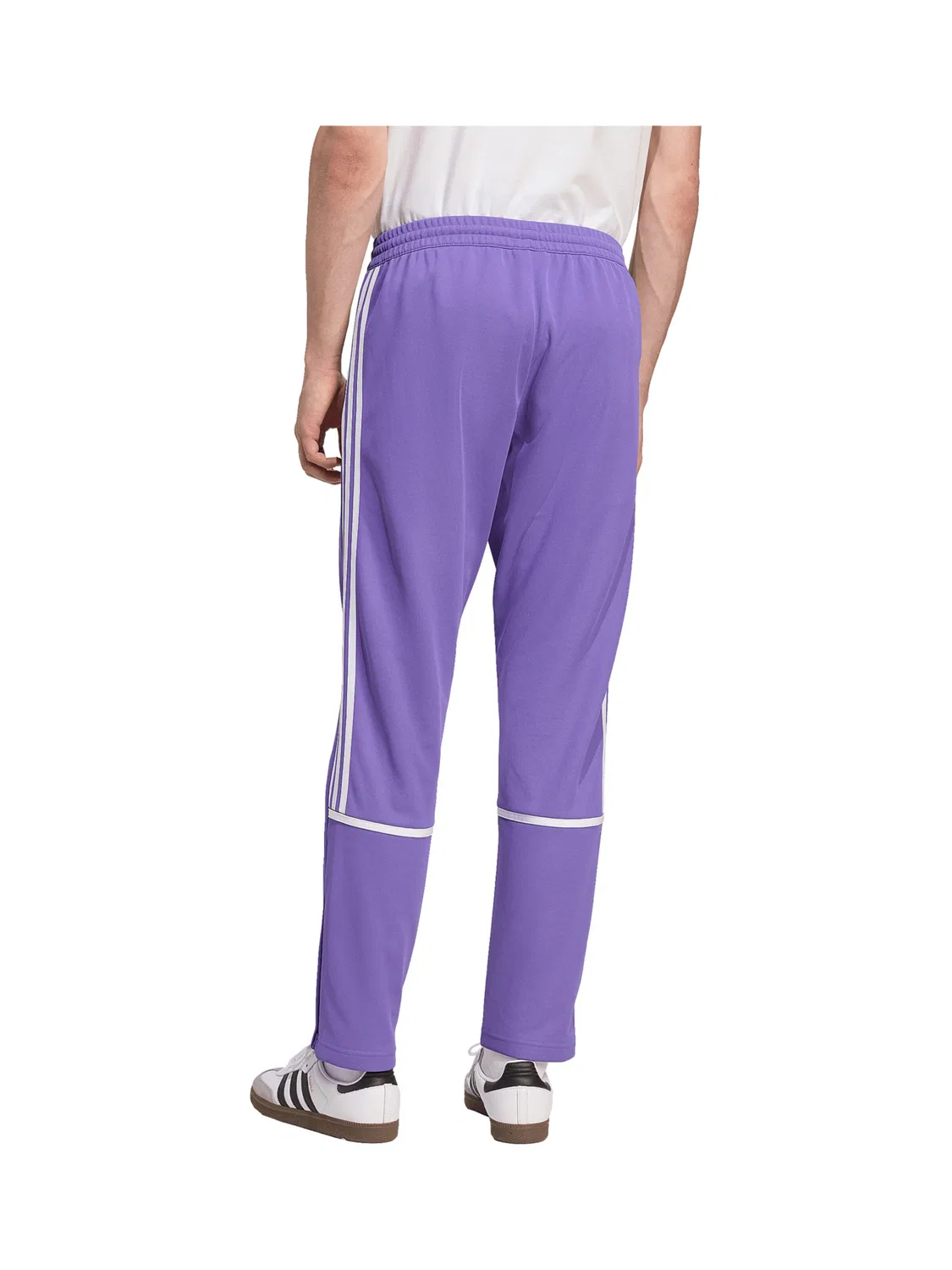Спортивные брюки Adidas Performance Slim fit фиолетового цвета — фото 3