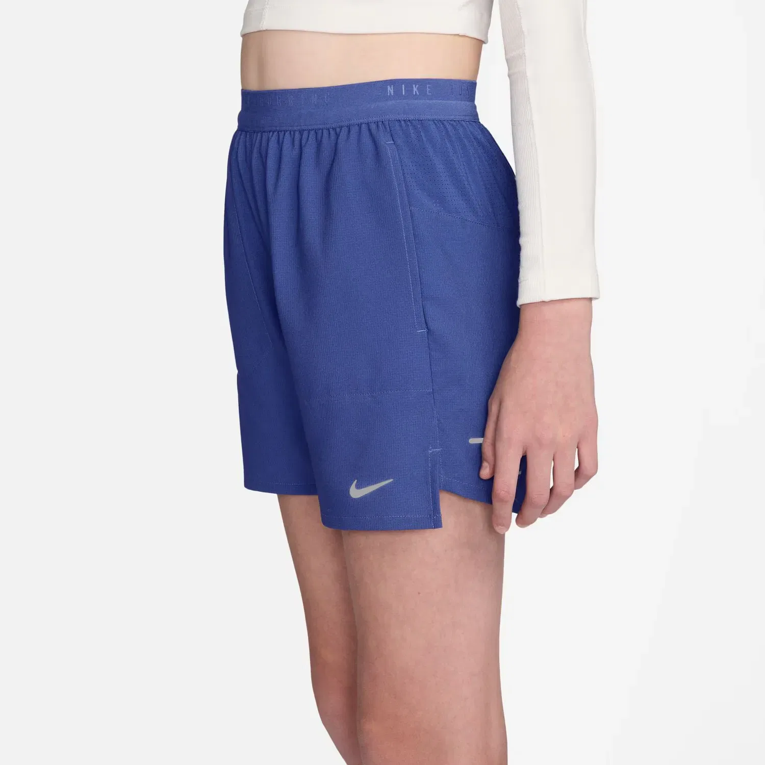 Детские шорты для мальчиков с технологией Dri-FIT DF Stride Short Nike, Azul — фото 3