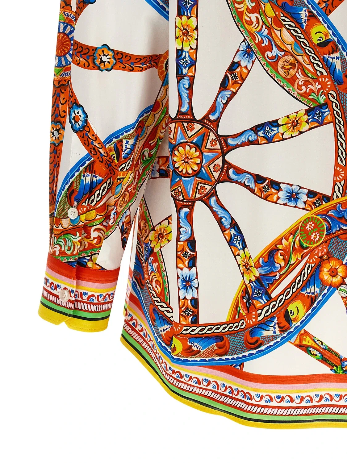 Рубашка Карретто Dolce & Gabbana, мультиколор — фото 4