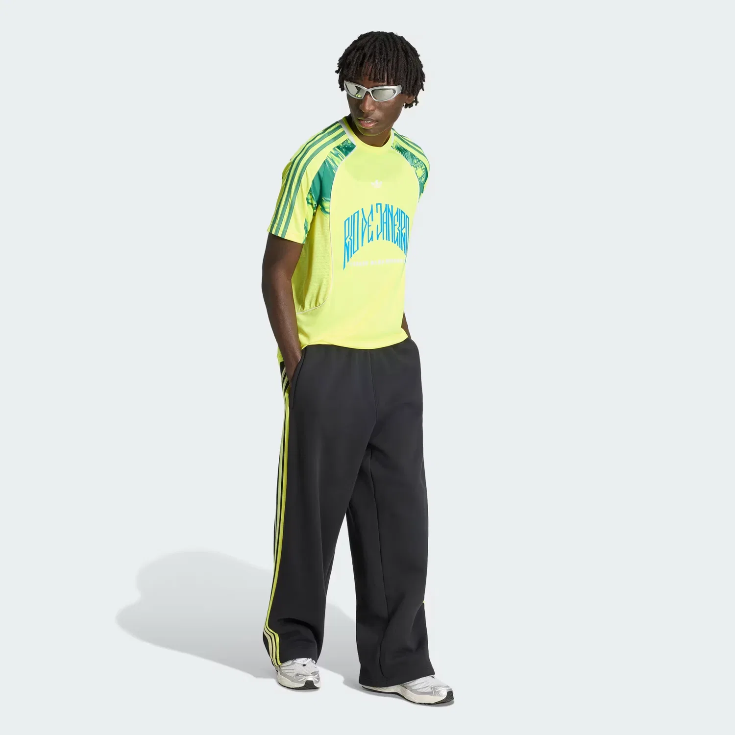 Мужское джерси из мягкой интерлок-ткани Key City Rio De Janeiro Adidas Originals, мультиколор — фото 3