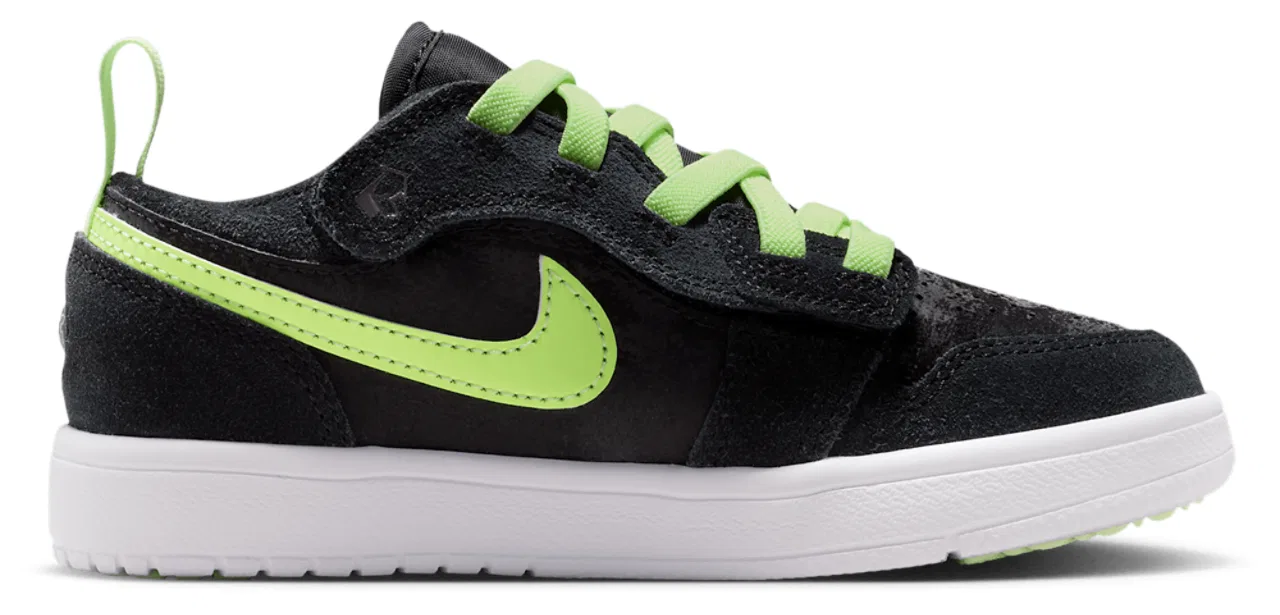 Кроссовки для мальчиков Jordan 1 Low Alt SS, цвет Black/Barely Volt