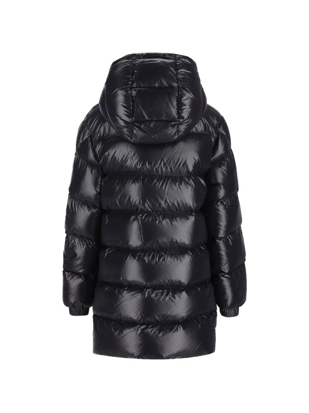 Стеганое пальто Marapi с капюшоном Moncler Enfant, синий — фото 2
