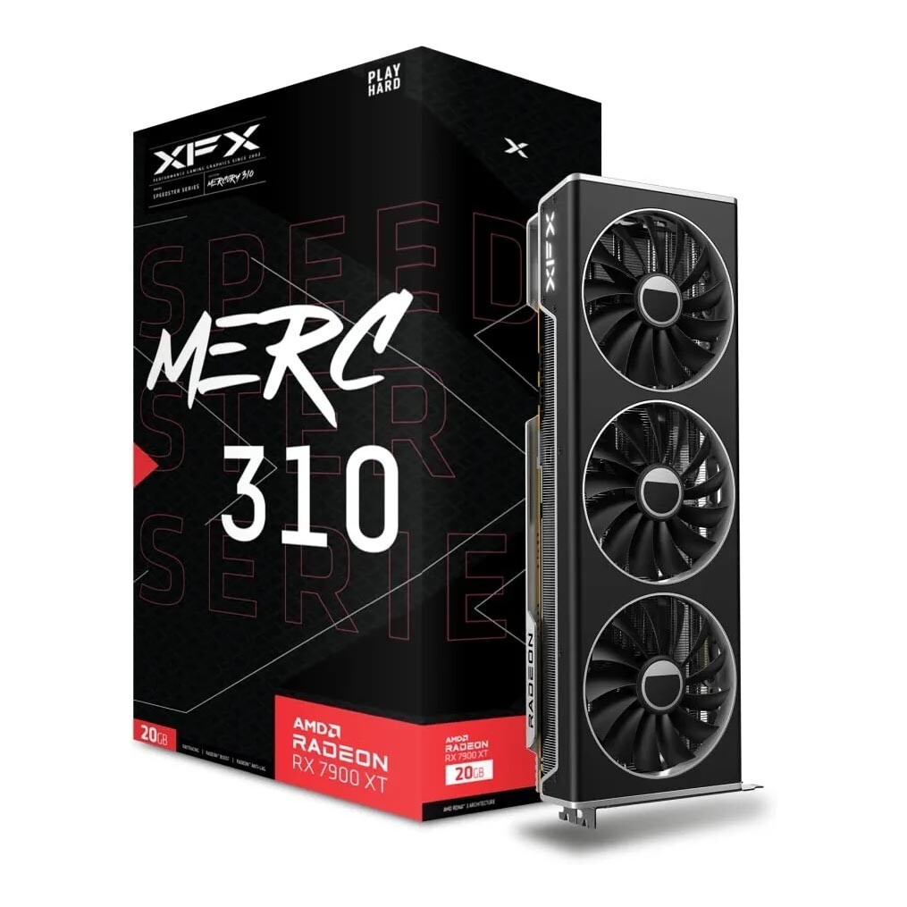 

Видеокарта XFX Speedster MERC310 RX 7900 XT Ultra, 20 Гб, RX-79TMERCU9