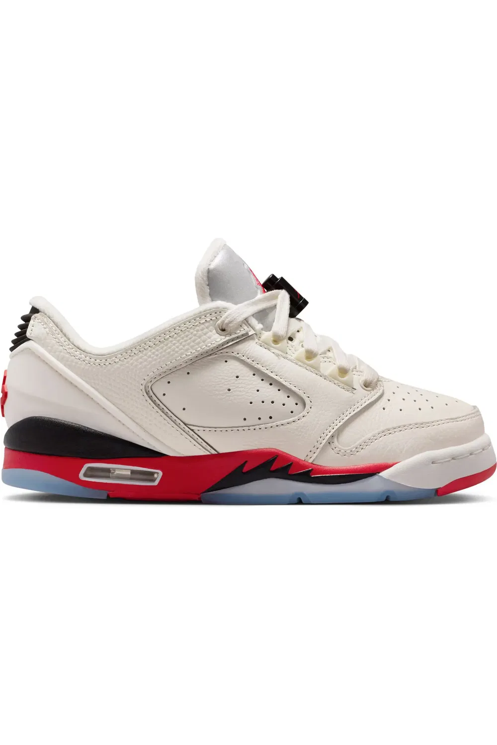 Детские баскетбольные кроссовки низкие Sixty Plus Jordan, Sail/Fire Red/Black/Silver — фото 2