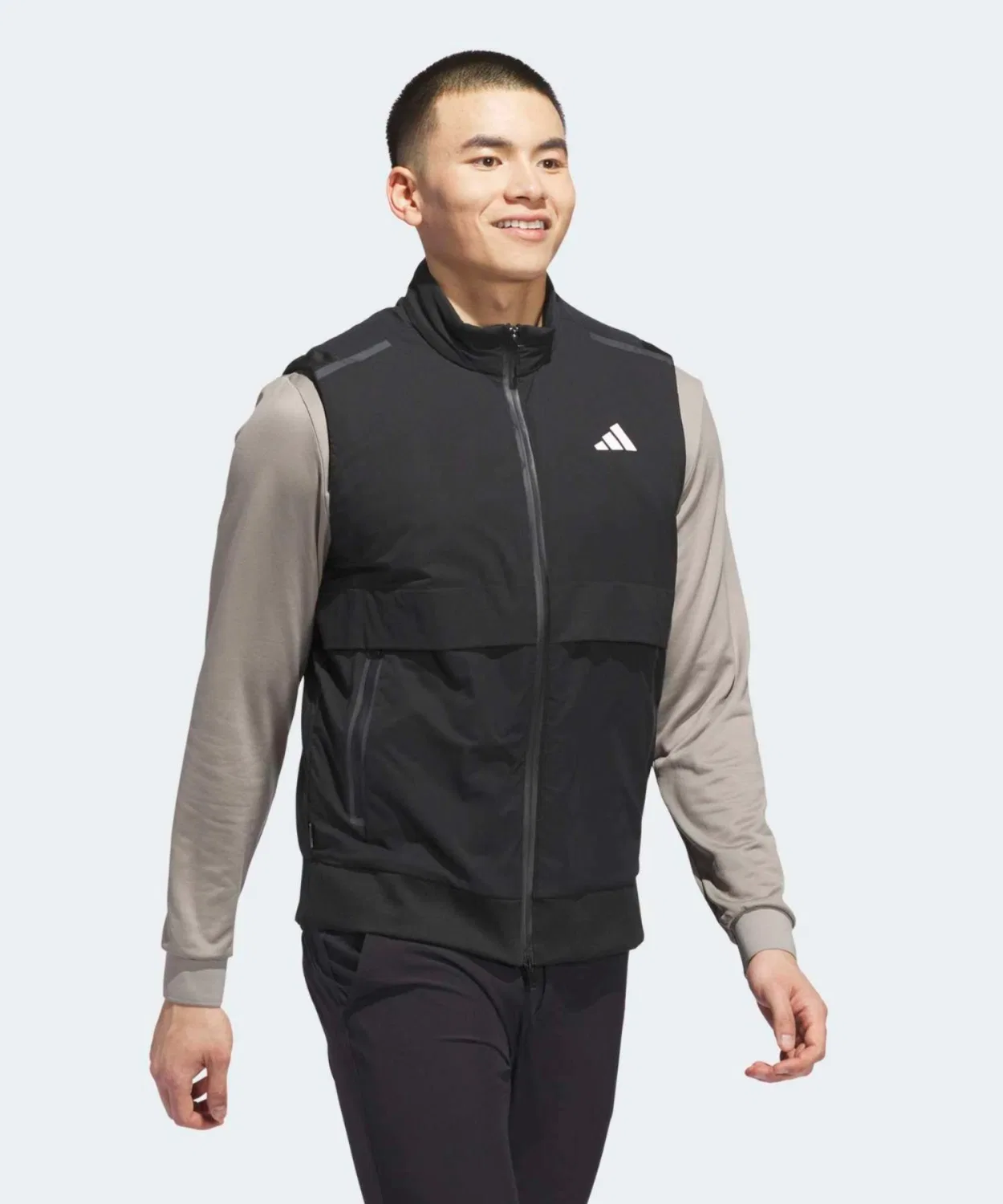 Мужской утепленный жилет Ultimate 365 Tour Frost Guard Full Zip Adidas, Black — фото 3