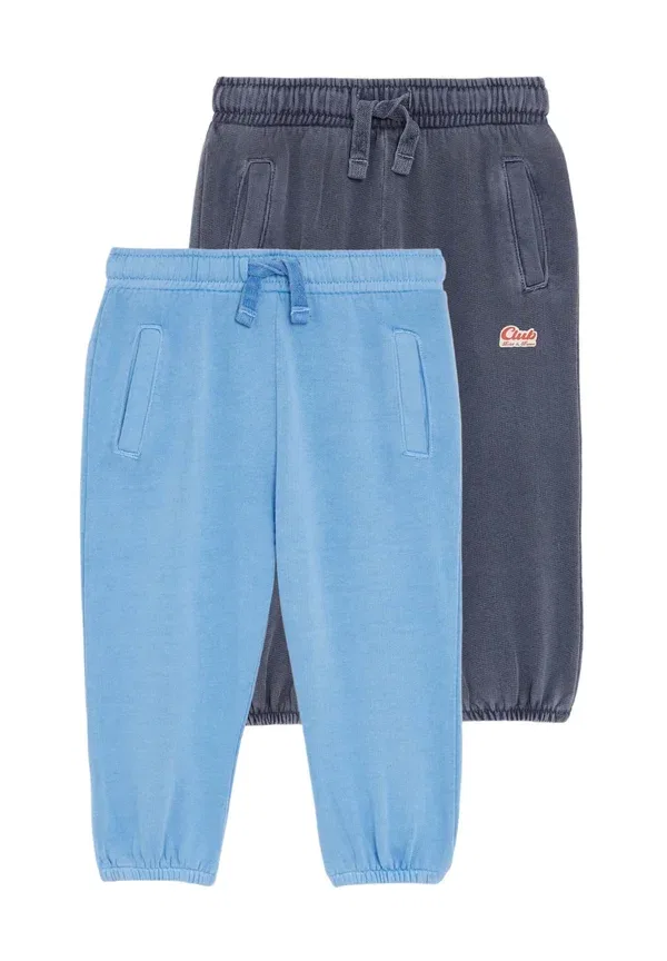 Брюки хлопковые 2Pk joggers Marks & Spencer, синий