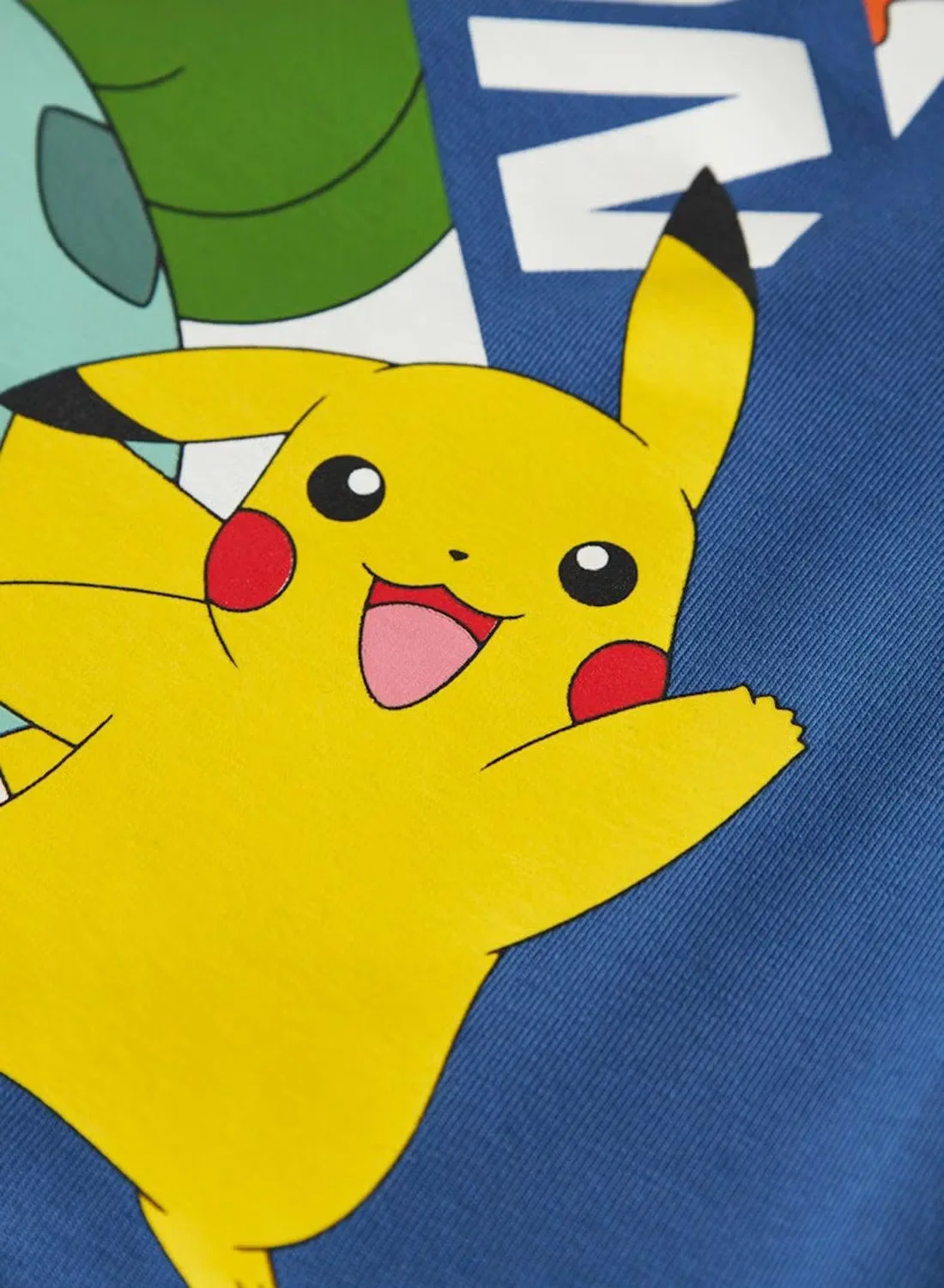 Футболка с длинным рукавом с принтом Pokemon Name It, синяя — фото 4
