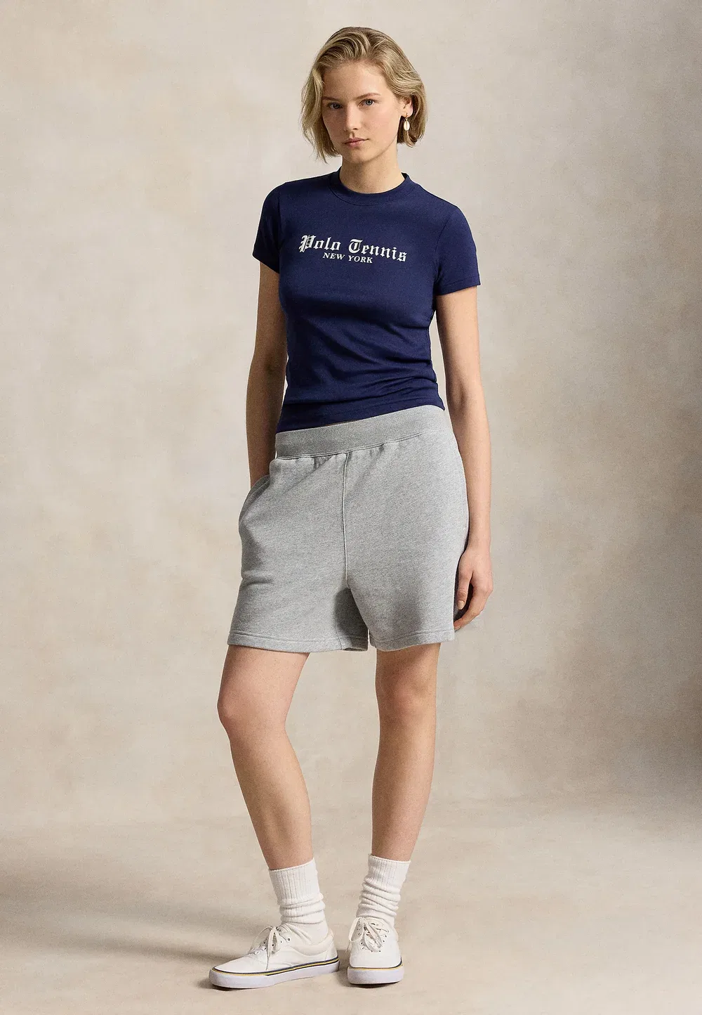 Хлопковая футболка с принтом «США открыты» Polo Ralph Lauren, Refined Navy — фото 2