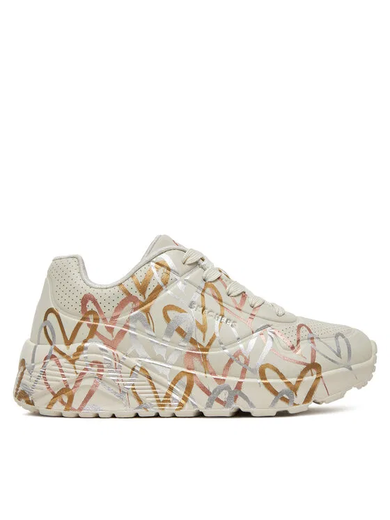 Кроссовки Uno Lite - Metallic Skechers, белый