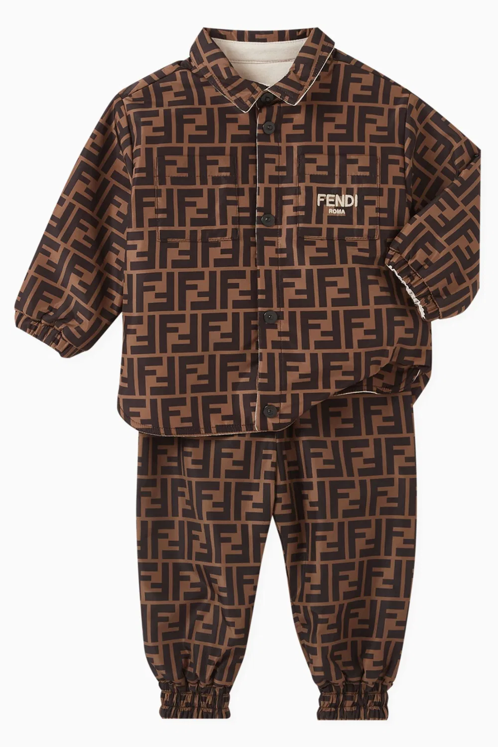 Рубашка-куртка двусторонняя из нейлона и джерси Fendi — фото 2