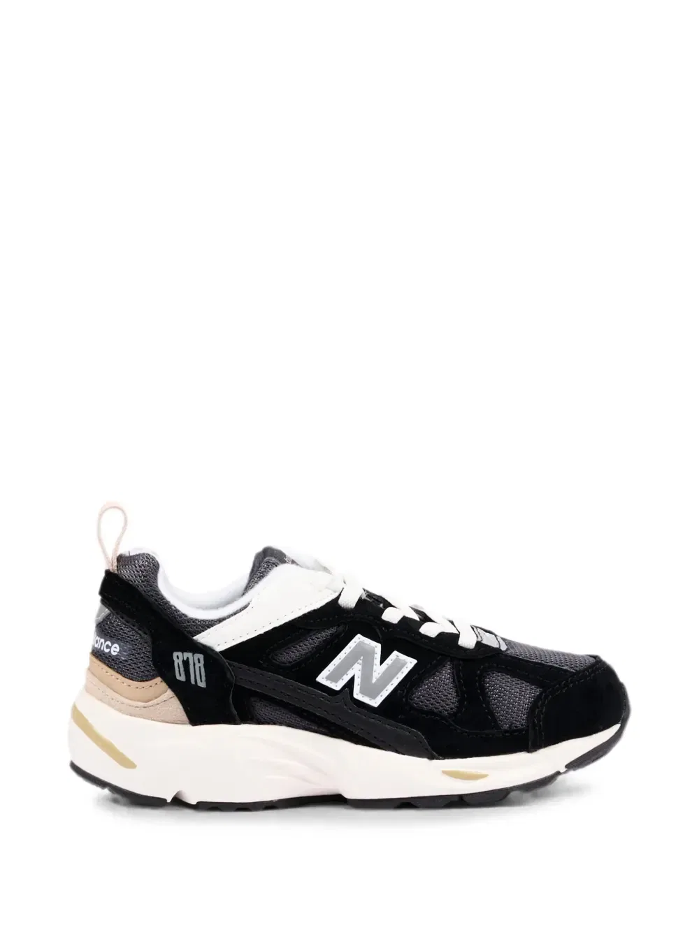 Кроссовки 878 на шнуровке New Balance Kids, черный — фото 2