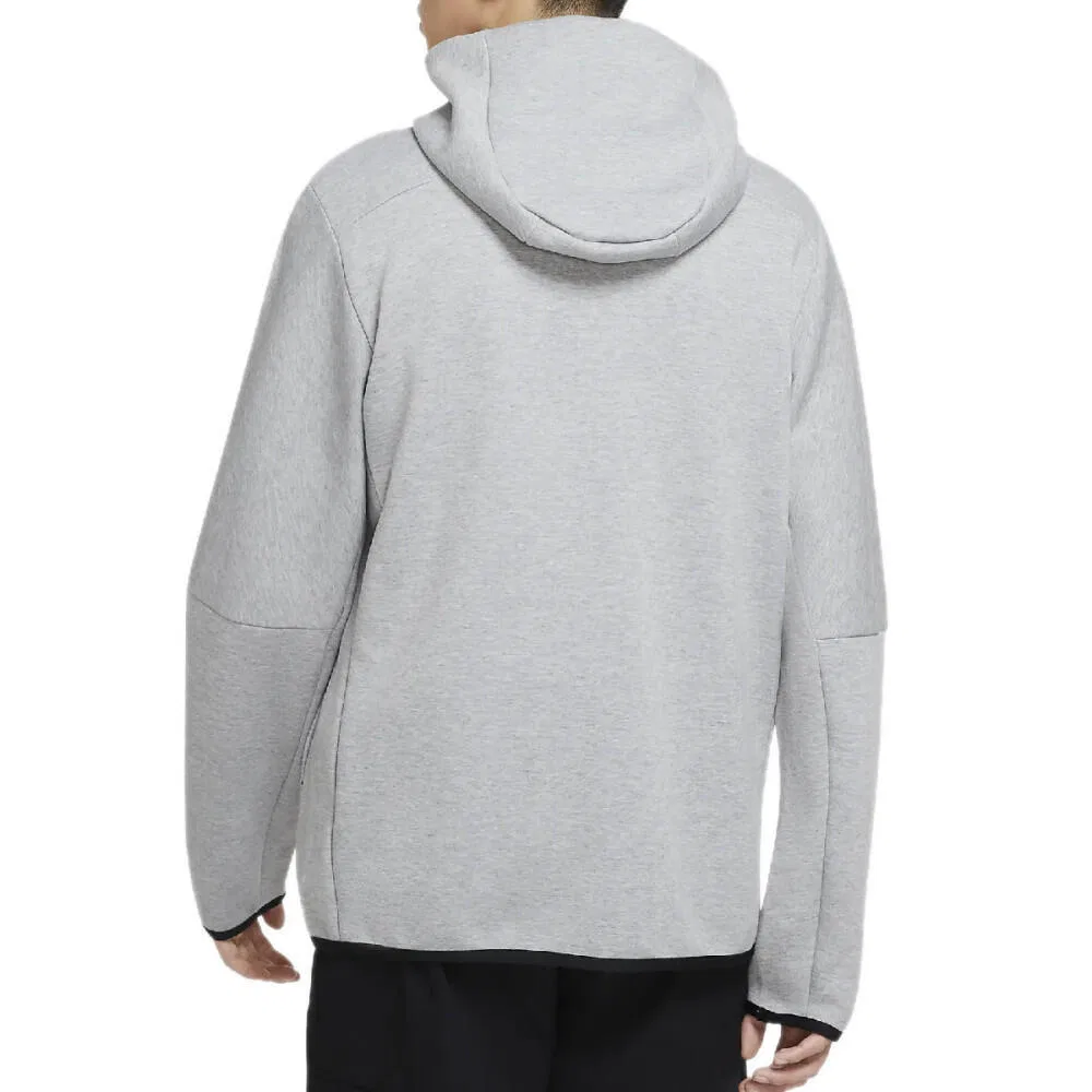 Мужское худи с капюшоном Nike Tech Fleece Hoodie, Цвет Grau — фото 2