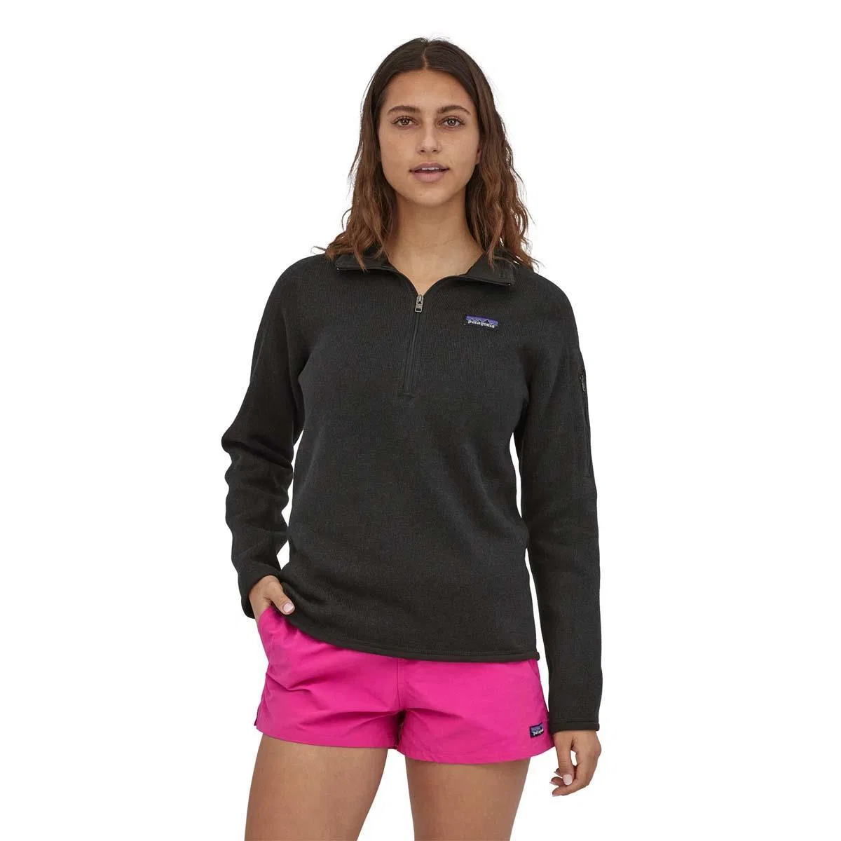 Флисовая кофта с четвертью молнией Better Sweater Patagonia, Black