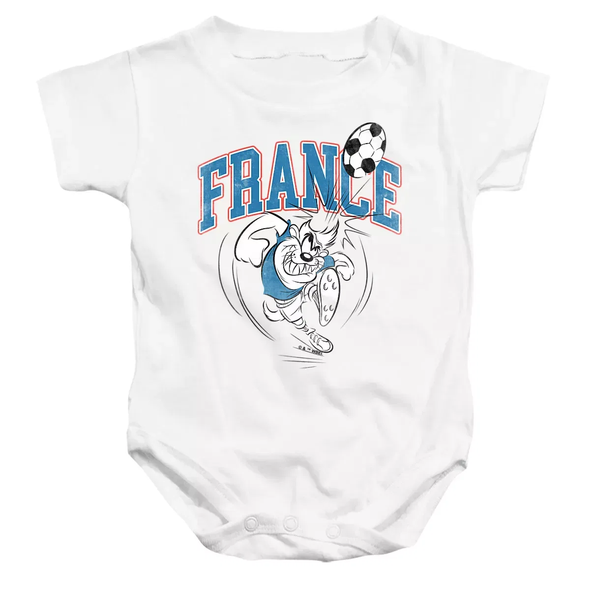 Детское боди с коротким рукавом Looney Tunes, White