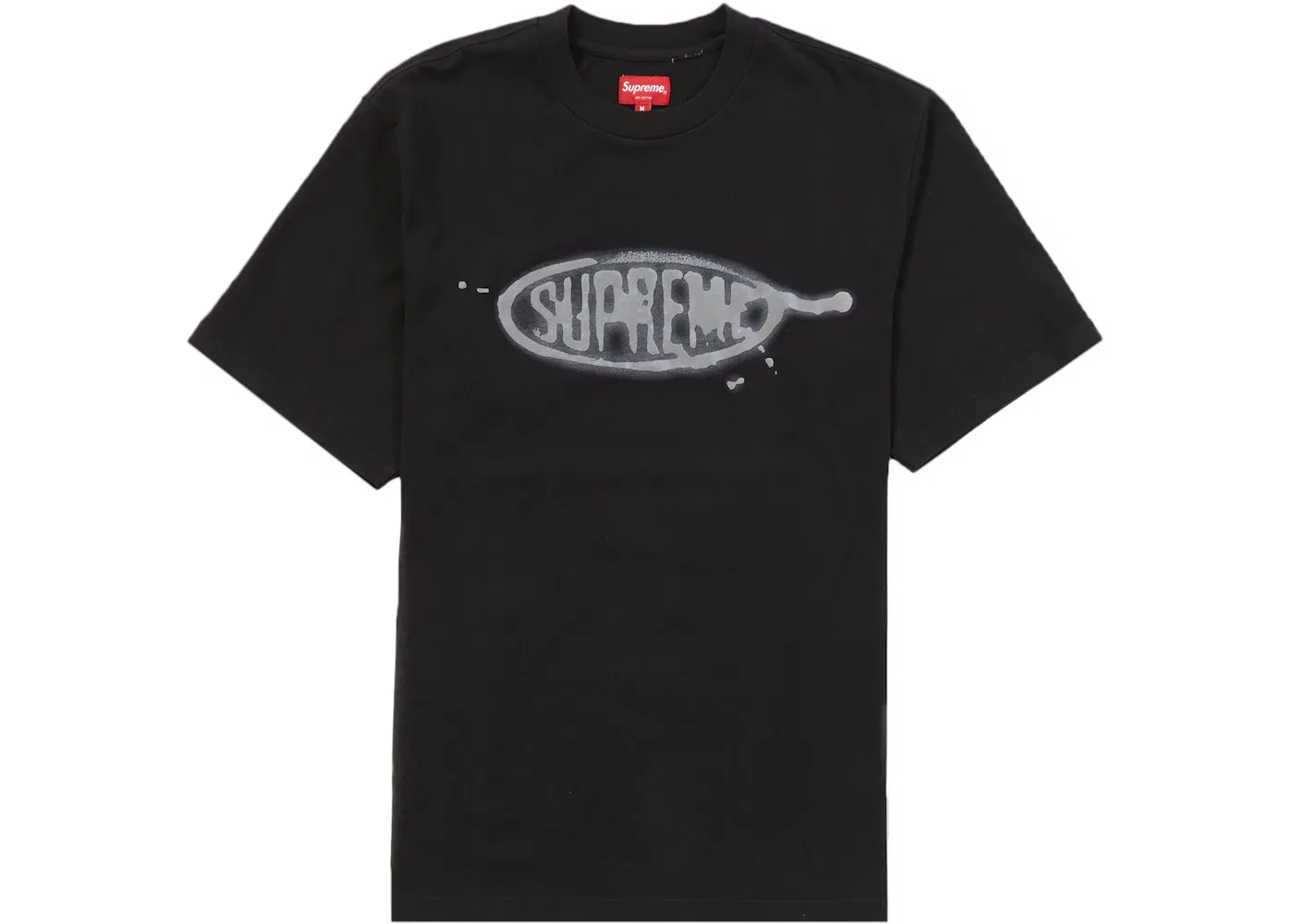 Мужская футболка с принтом Supreme Ink Blot, Black