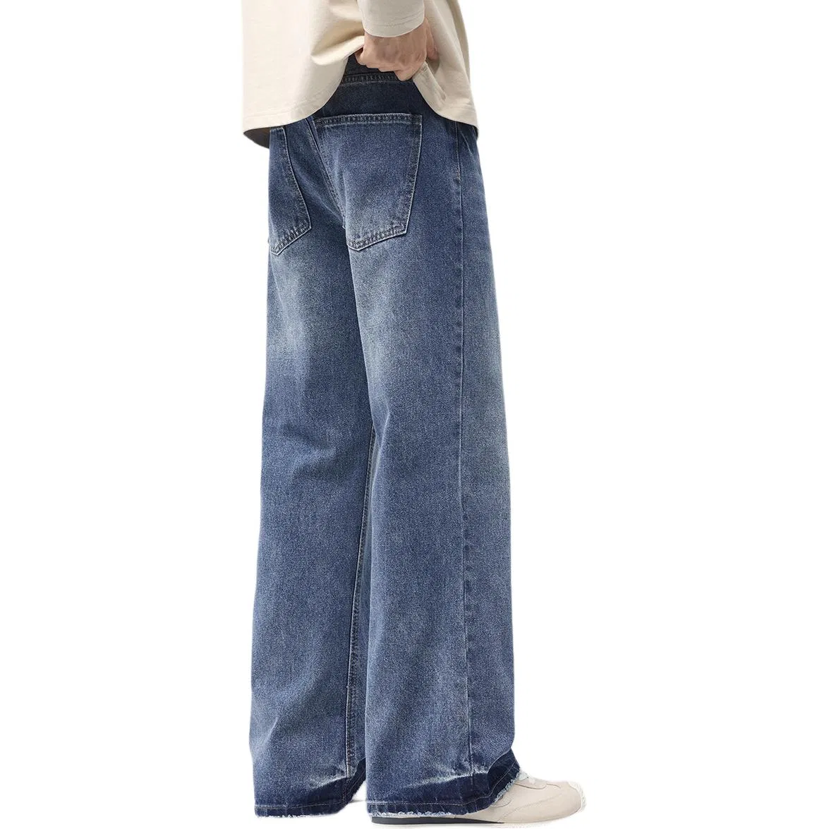 Детские джинсы свободного кроя Tonlion, Denim Blue — фото 3
