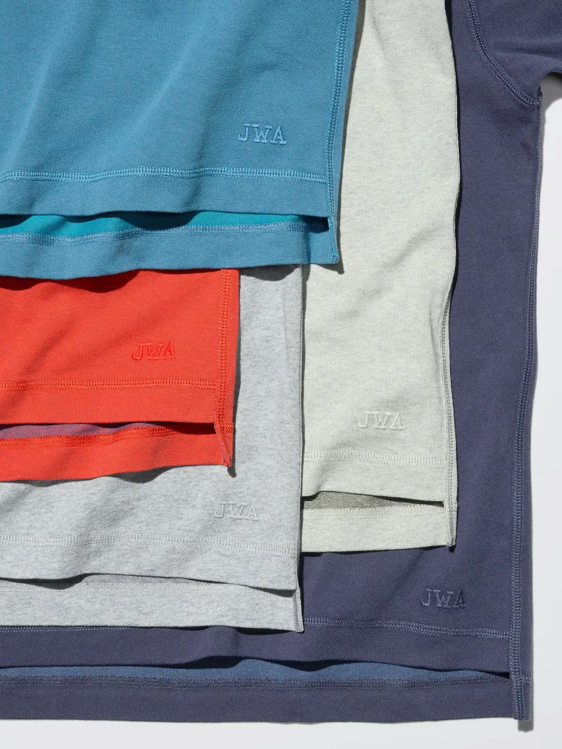 Футболка Uniqlo, двухцветная, оранжевый — фото 4