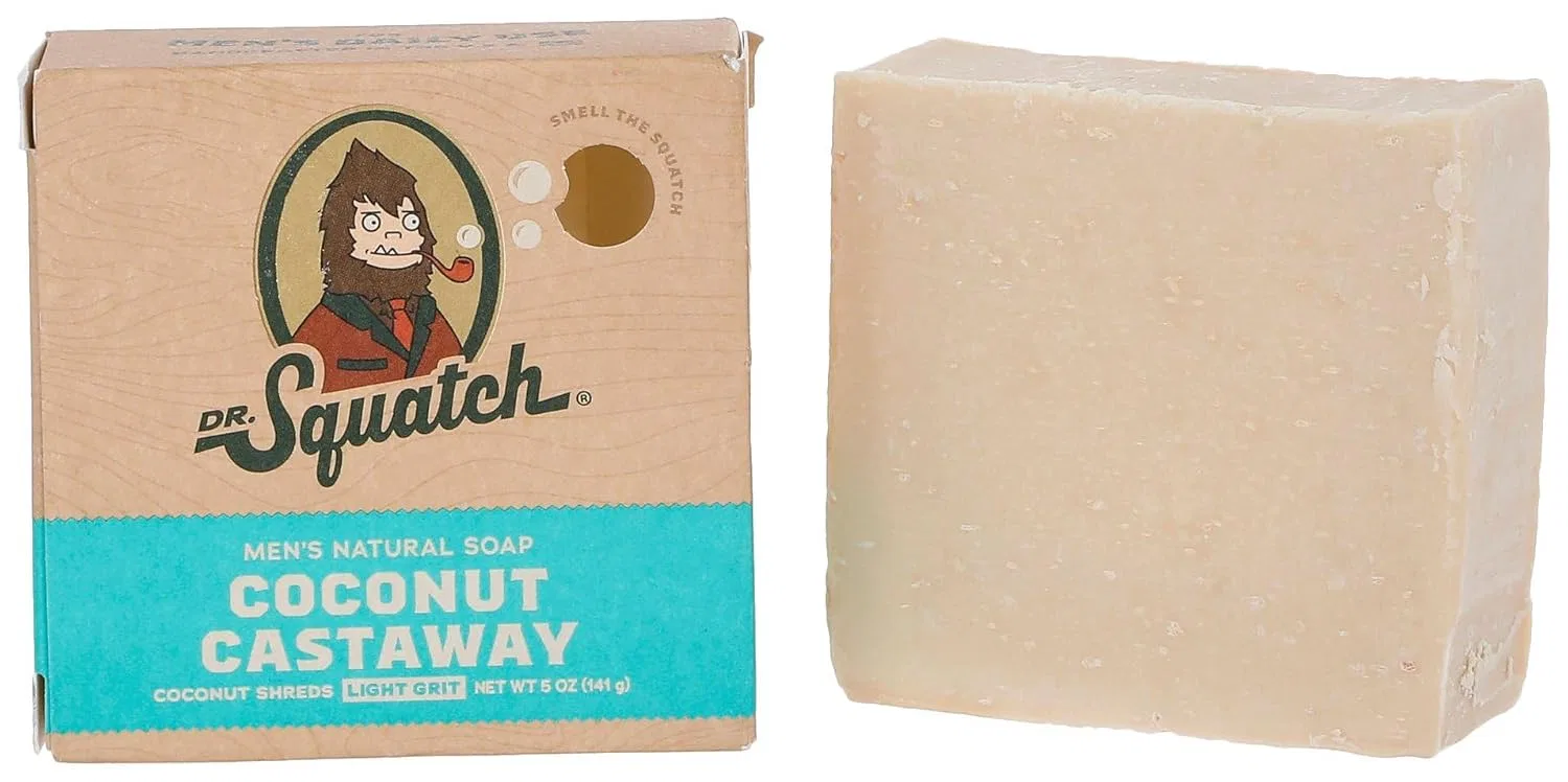 Мыло брусковое Coconut Castaway Dr. Squatch, 141 г, Coconut