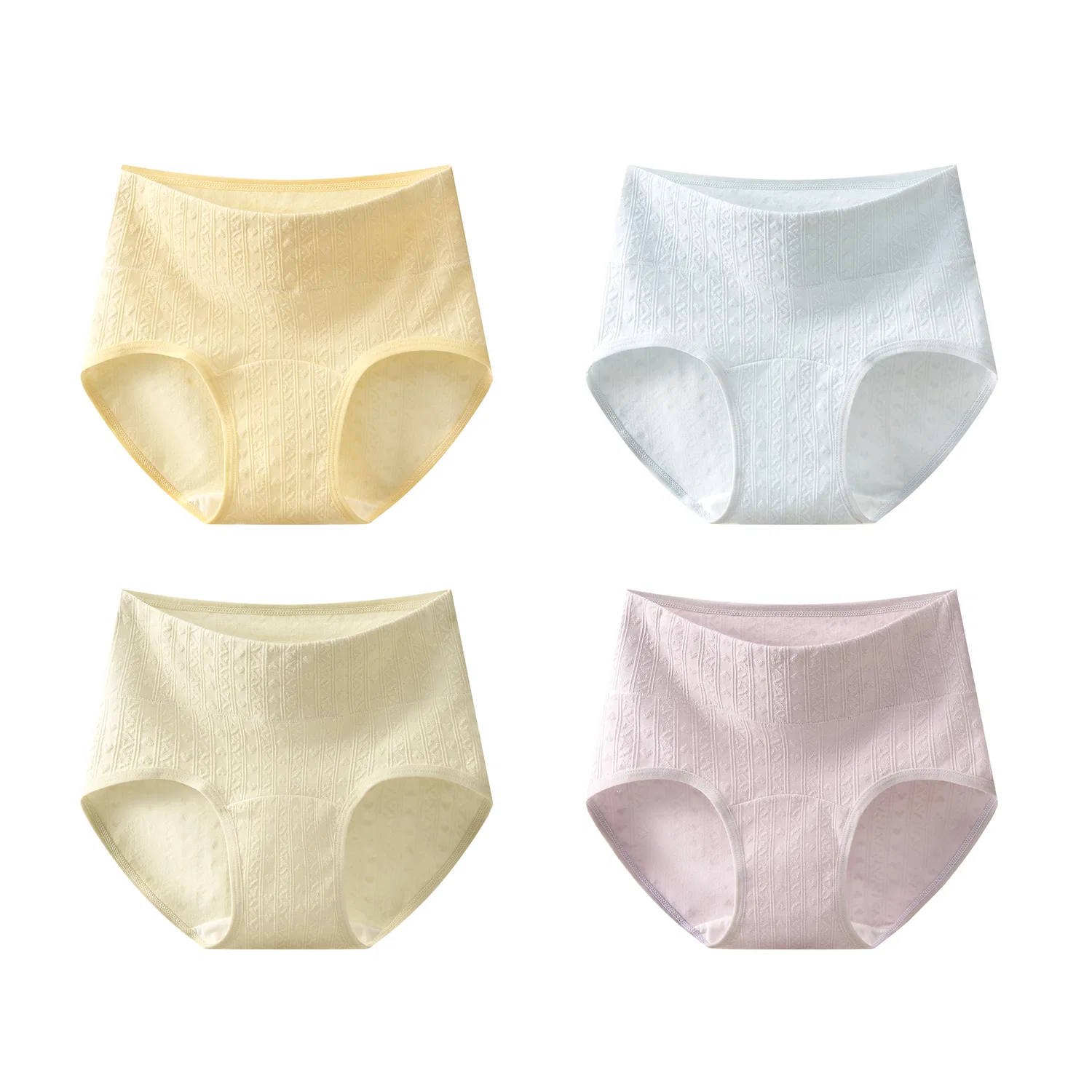 Детские трусы для девочек 4 штуки Light Yellow Light Green Light Purple Light Blue MIIOW
