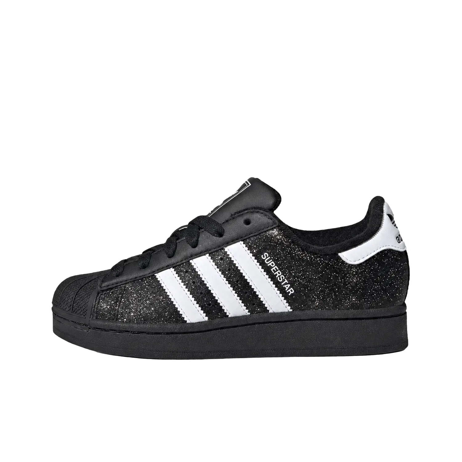 Кроссовки детские для скейтбординга Superstar 2 Adidas Originals, Black Diamond — фото 3