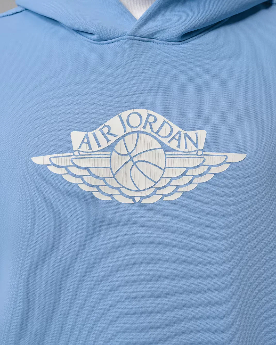Мужская флисовая толстовка с капюшоном Jordan Flight Wings, Blue Beyond/Sail — фото 4