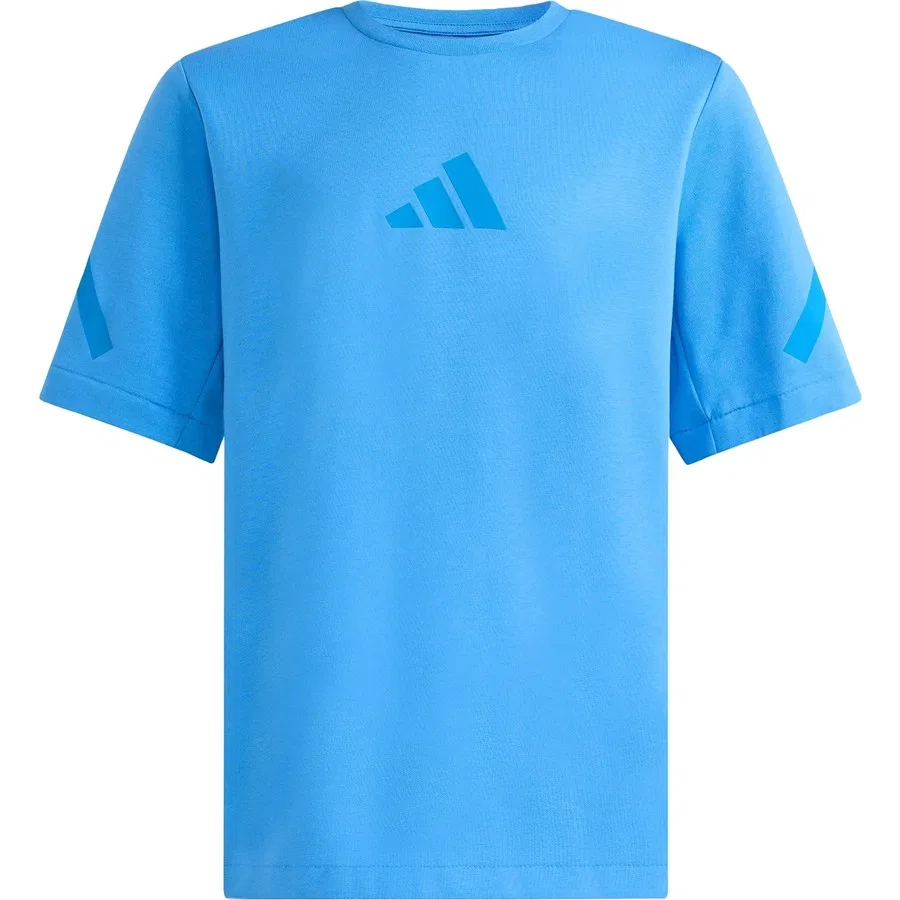 Детская футболка с принтом Z.N.E. Tee Kids adidas, Синий — фото 3