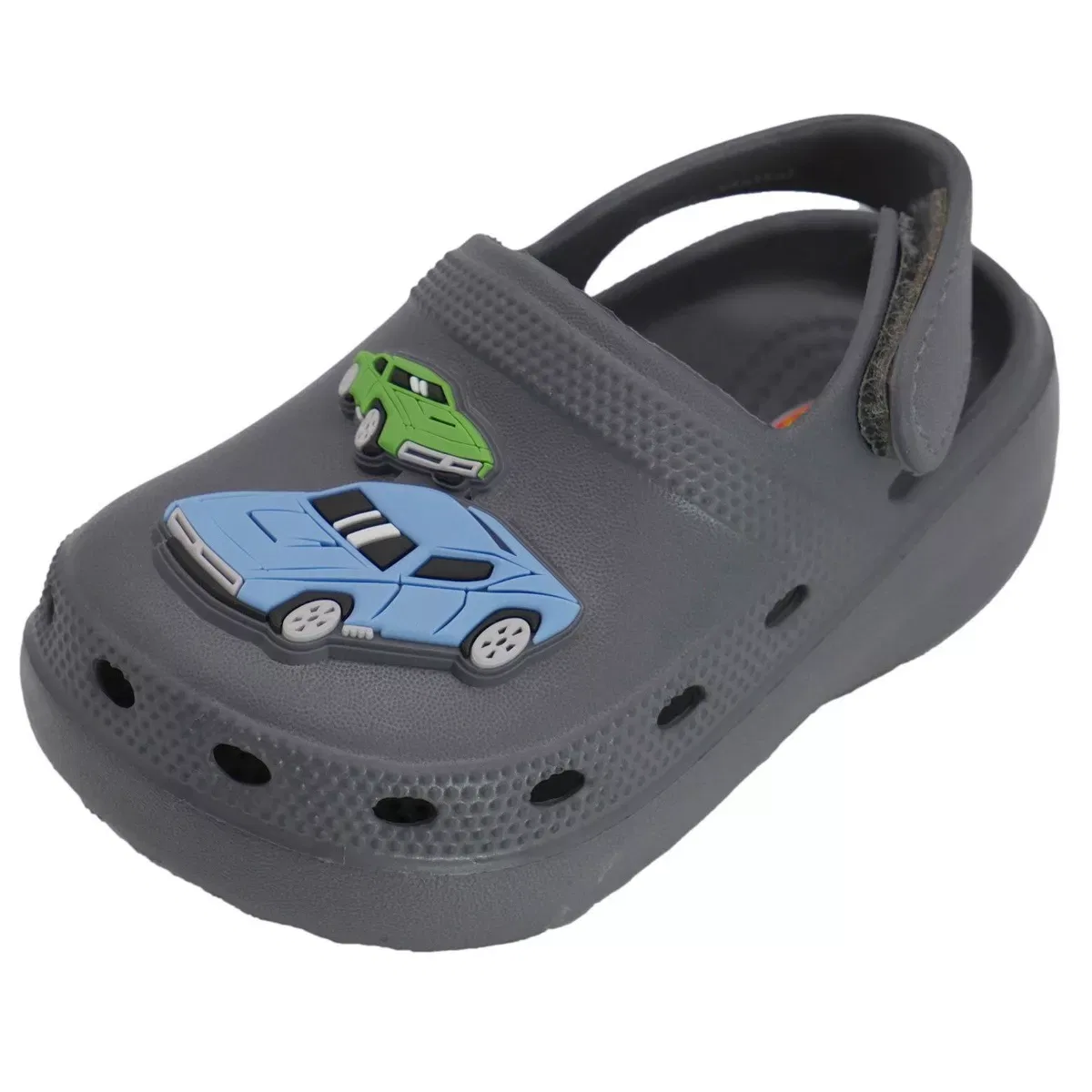 Детские сабо для мальчиков с регулируемым ремешком Hot Wheels, Gray