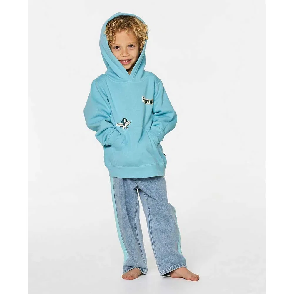 Детское худи с принтом Paddle Out Art Hood Rip curl, Blue — фото 4