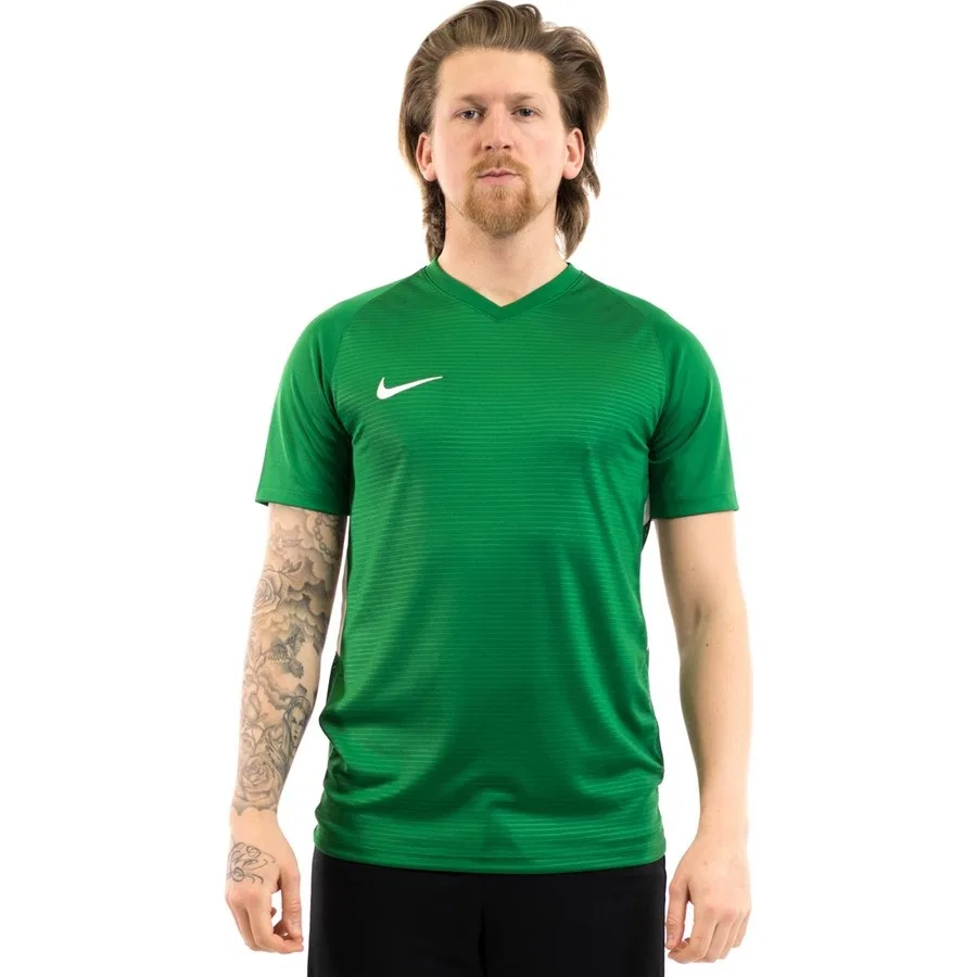 Футболка спортивная с принтом Dry Tiempo Prem Nike, Белый