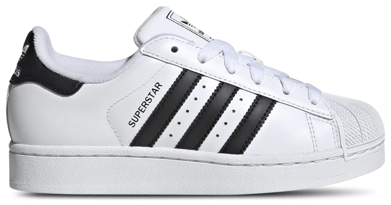 Кроссовки для мальчиков Superstar II Adidas, белый/черный
