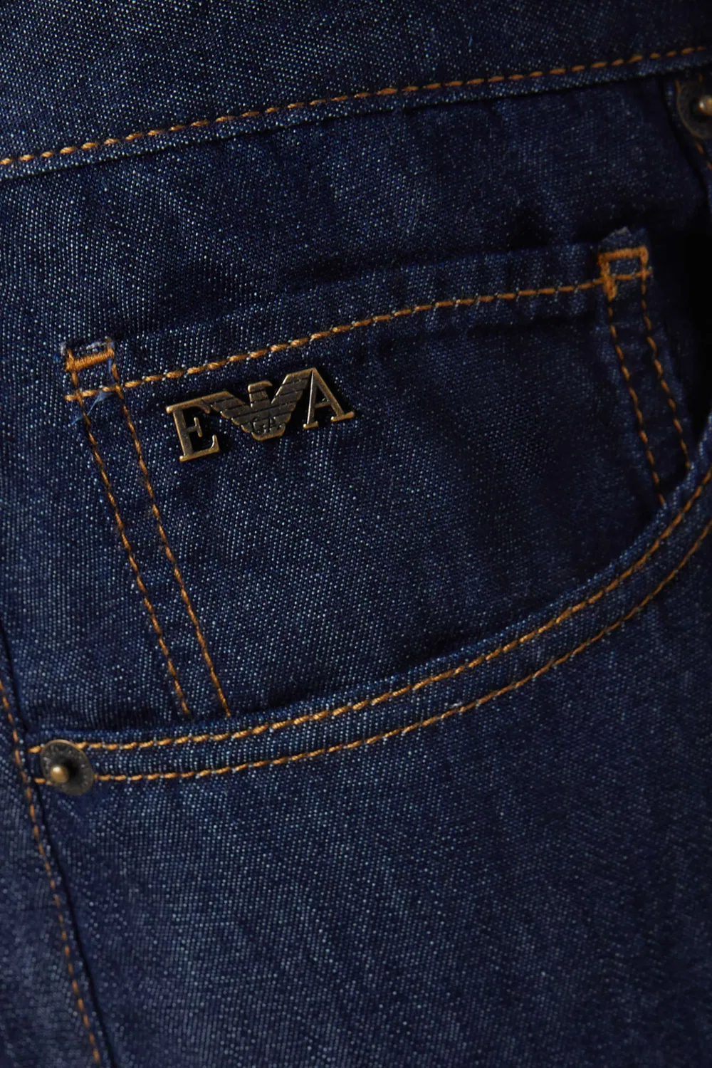 Джинсы свободного кроя Emporio Armani — фото 4