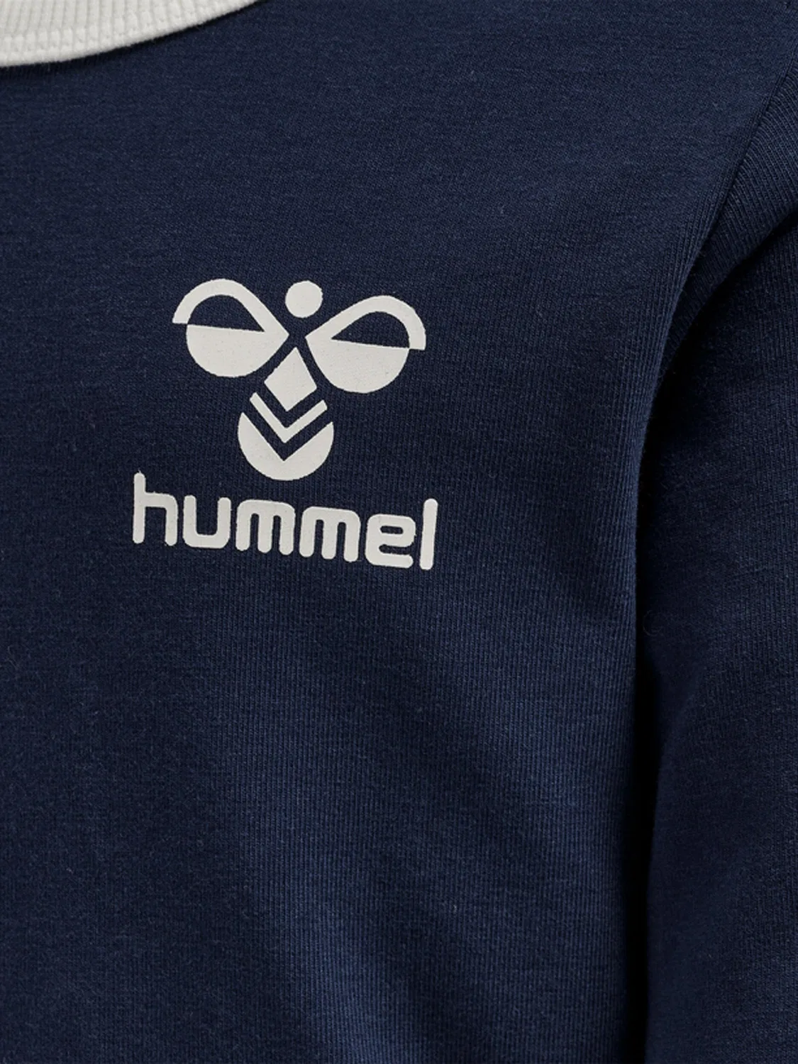 Детская футболка с длинным рукавом Hmlmaule Hummel, Blau Schwarz — фото 3