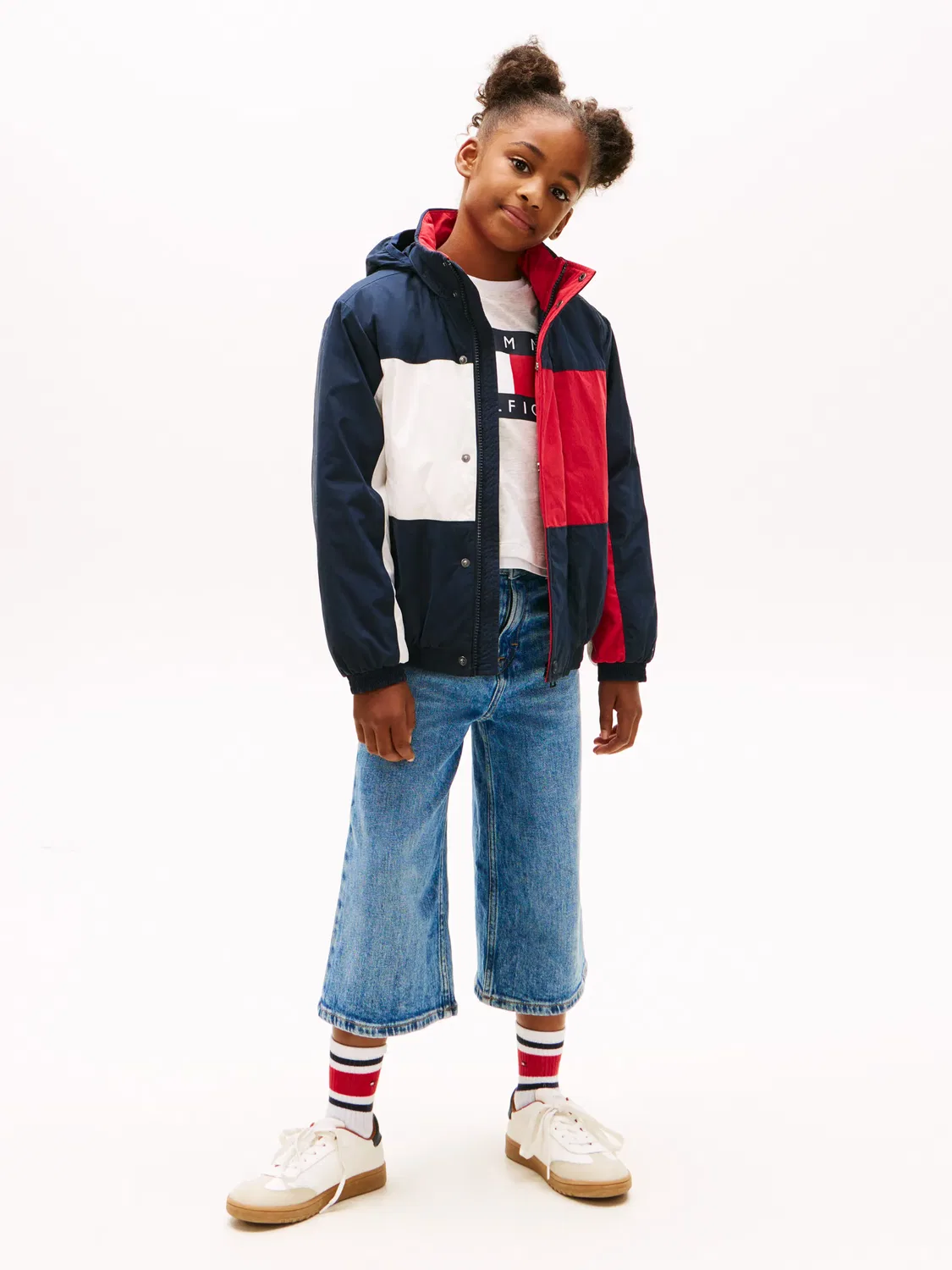 Детская куртка для мальчиков с цветными блоками Tommy Hilfiger, Azul — фото 4