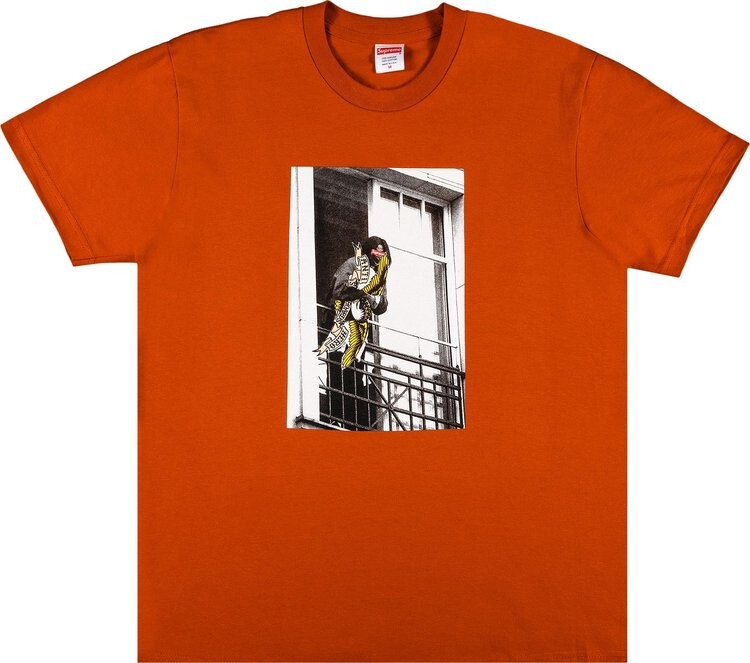 

Футболка Supreme x ANTIHERO Balcony Tee 'Rust', оранжевый