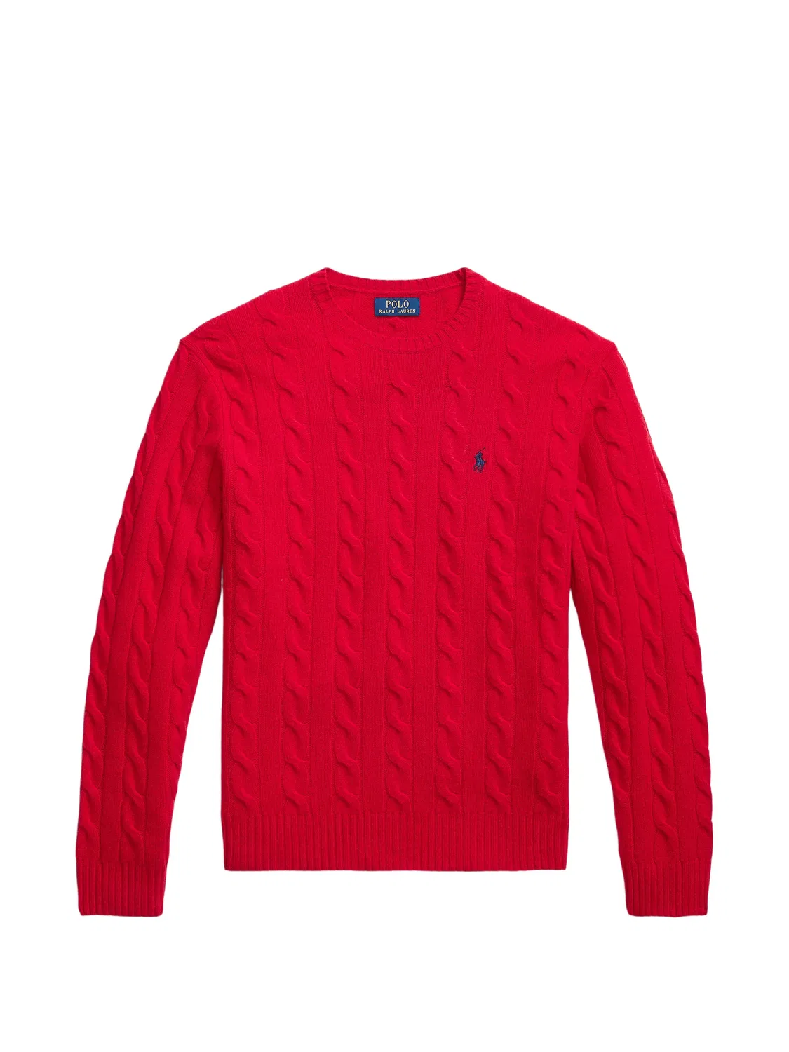 Polo Ralph Lauren Джемпер с косами красный