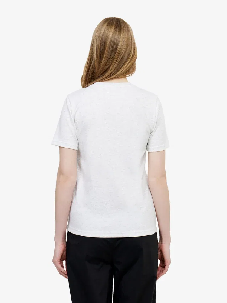 Футболка LACOSTE Antique Silver — фото 3
