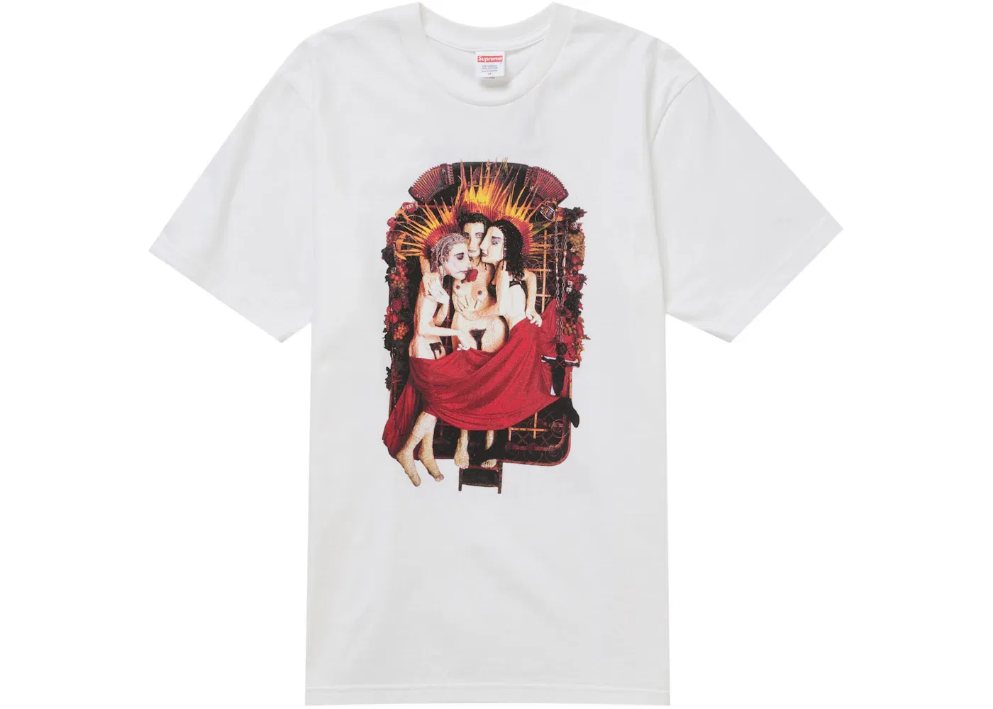 Мужская футболка с принтом Ritual Tee Supreme, White