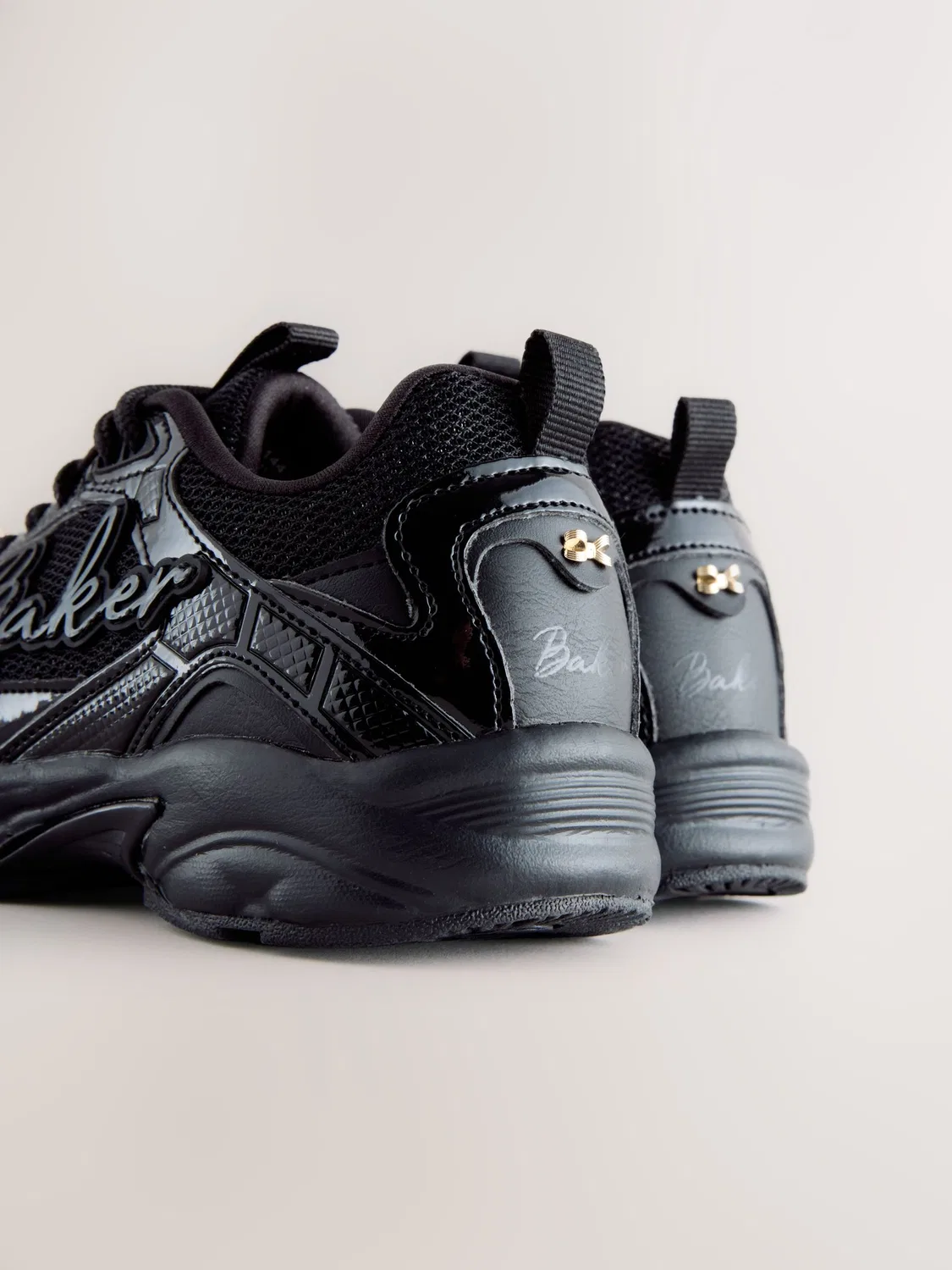 Кроссовки на толстой подошве, Sporty Mesh Chunky Baker by Ted Baker, черный — фото 3