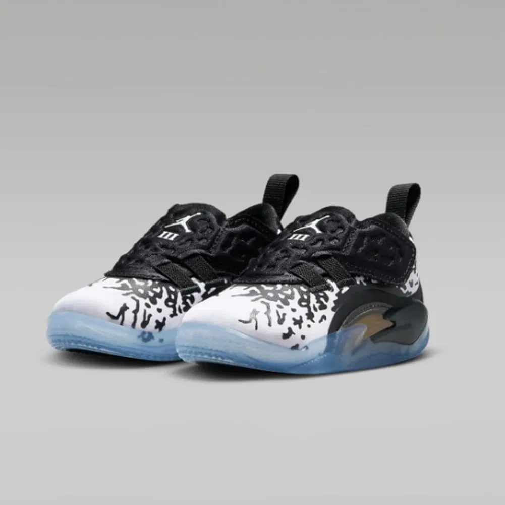 Детские кроссовки для мальчиков Nike Zion 3, Black/Laser Orange/Citron — фото 2