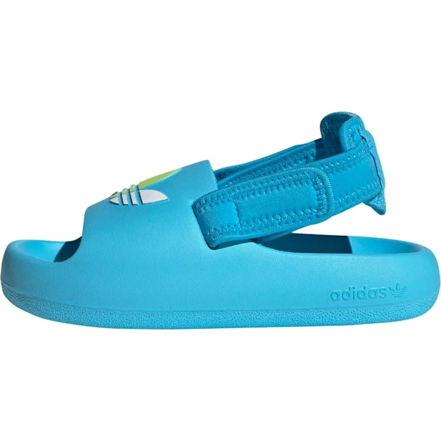 Детские сандалии-слайды с ремешком Adifom Adilette Slides Kids adidas, Синий — фото 2