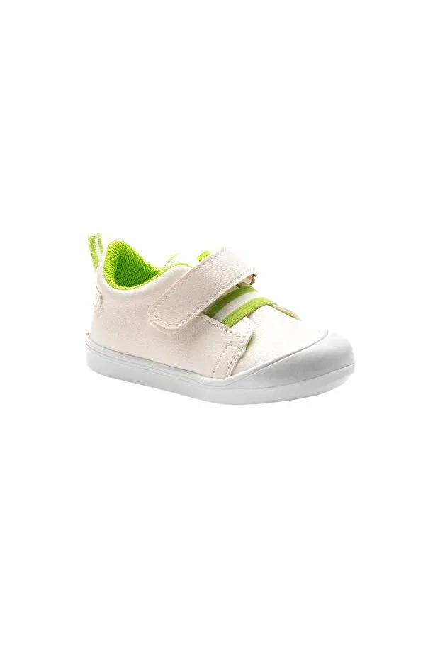 Детская ортопедическая обувь для первых шагов Minik Kalpler, White-Green